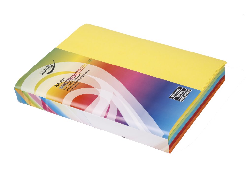 CARD A4 ASST 200PK 160GSM(CC-8925)