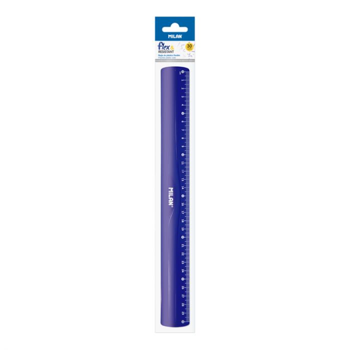 MILAN FLEXI 30CM RULER BLUE (353801)