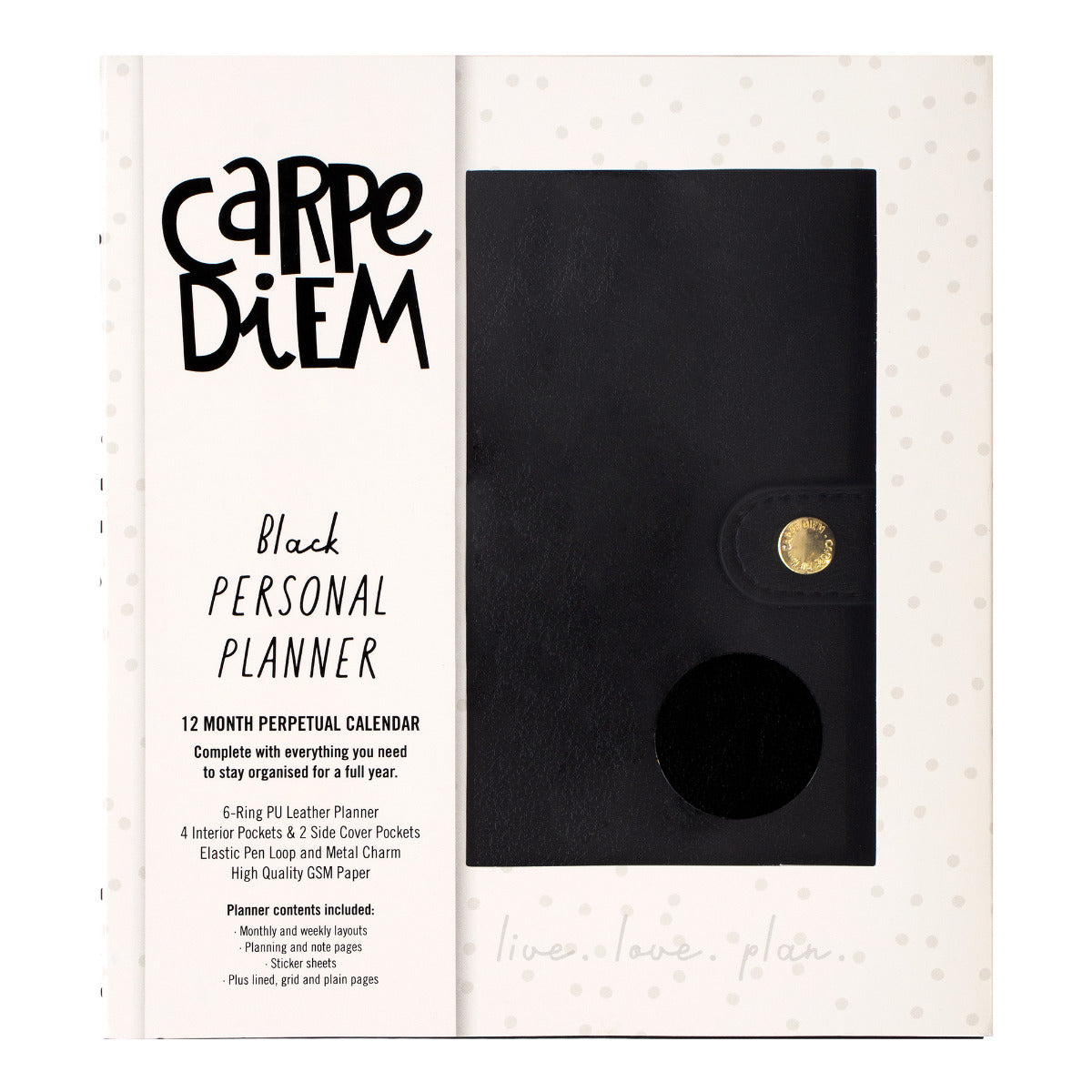 CARPE DIEM PERSONAL PLANNER BK (9110-CD)