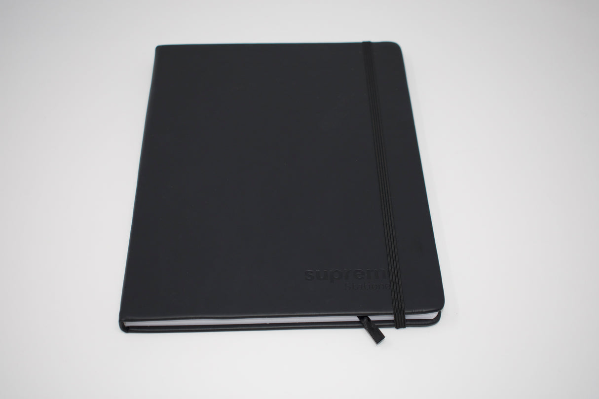SUPREME B5 BLACK PU NOTEBOOK (NB-2753)