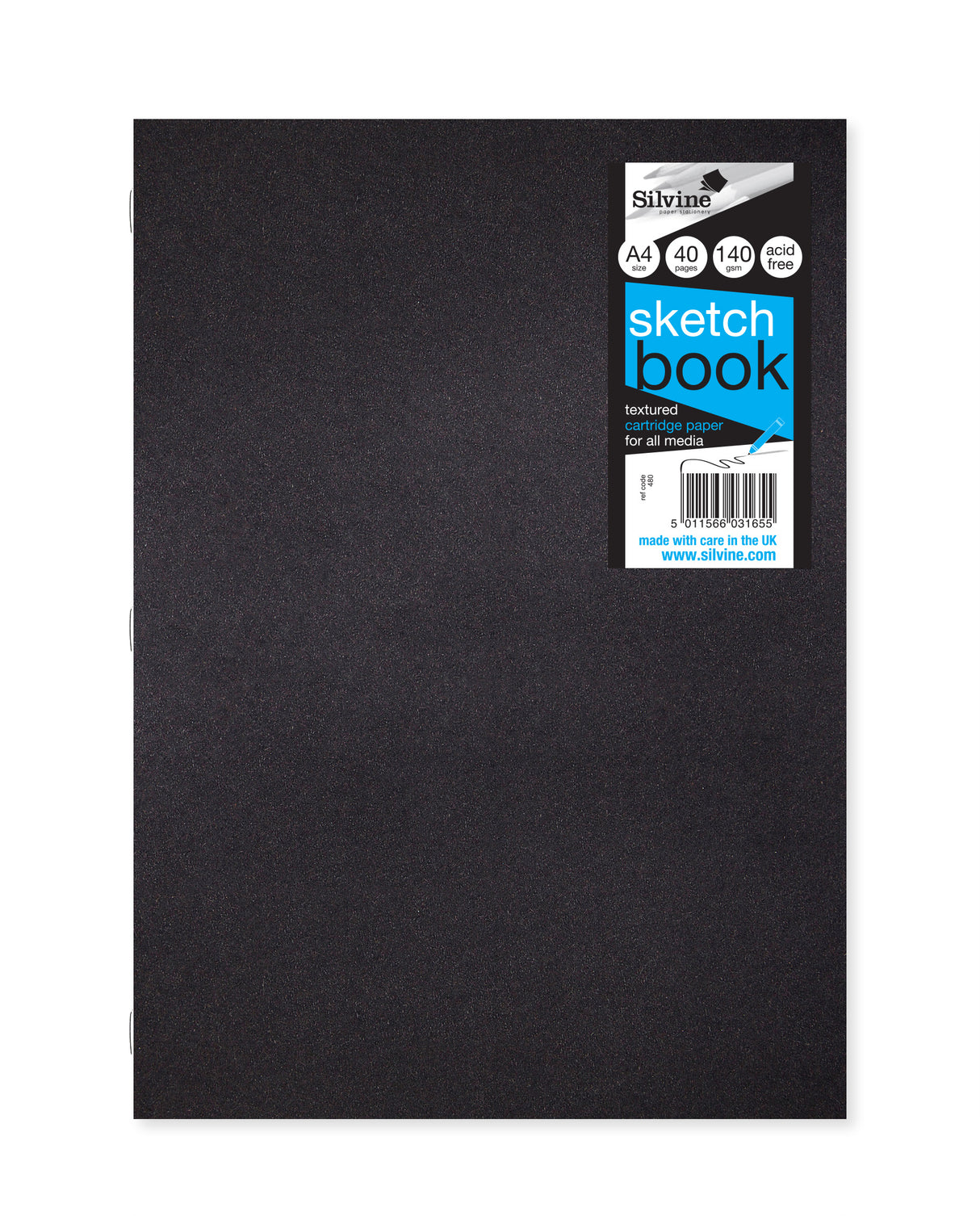 SILVINE 40 SHEET SKETCHBOOK A4 (480)