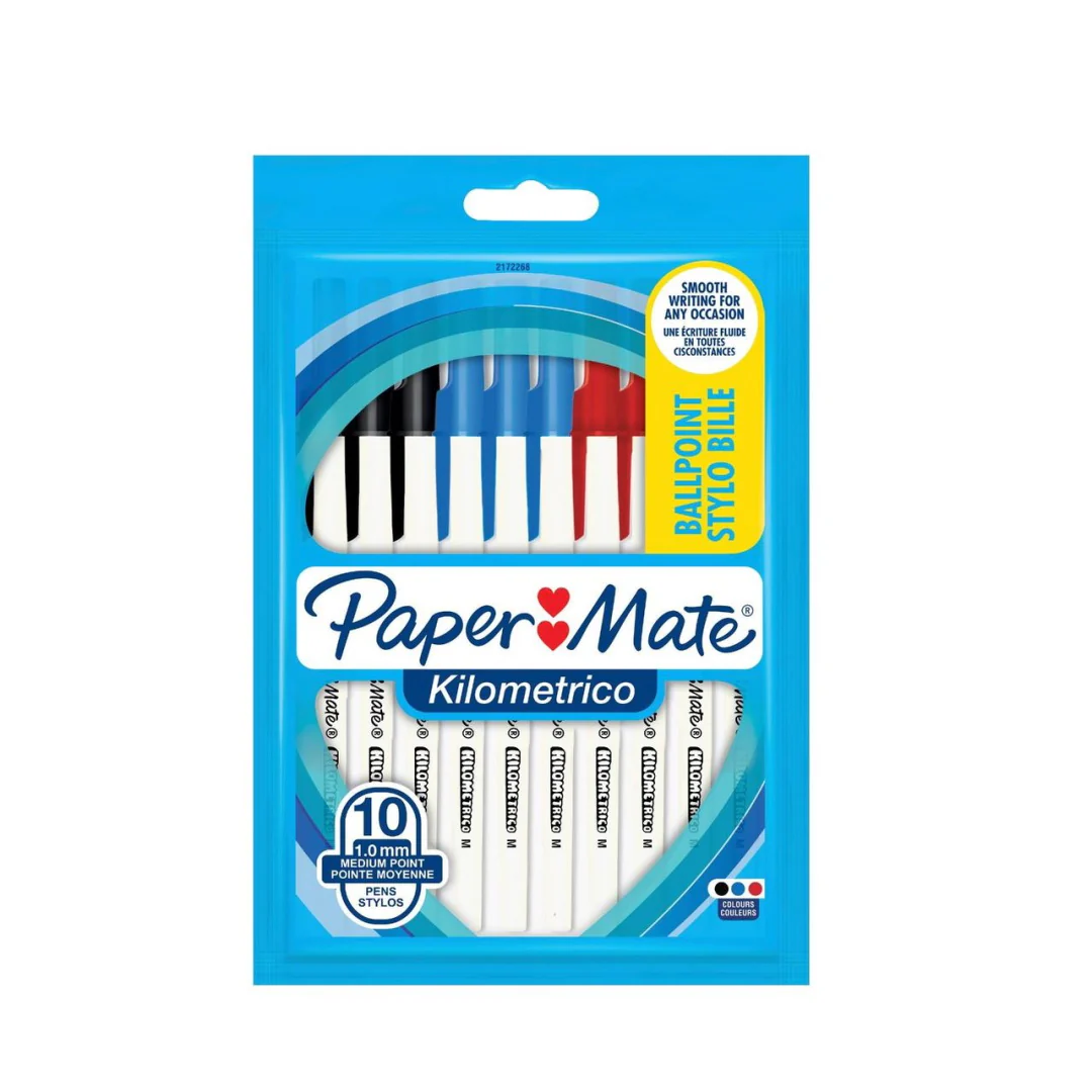 PAPERMATE KILOMET 10 PENS AST (2172268A)