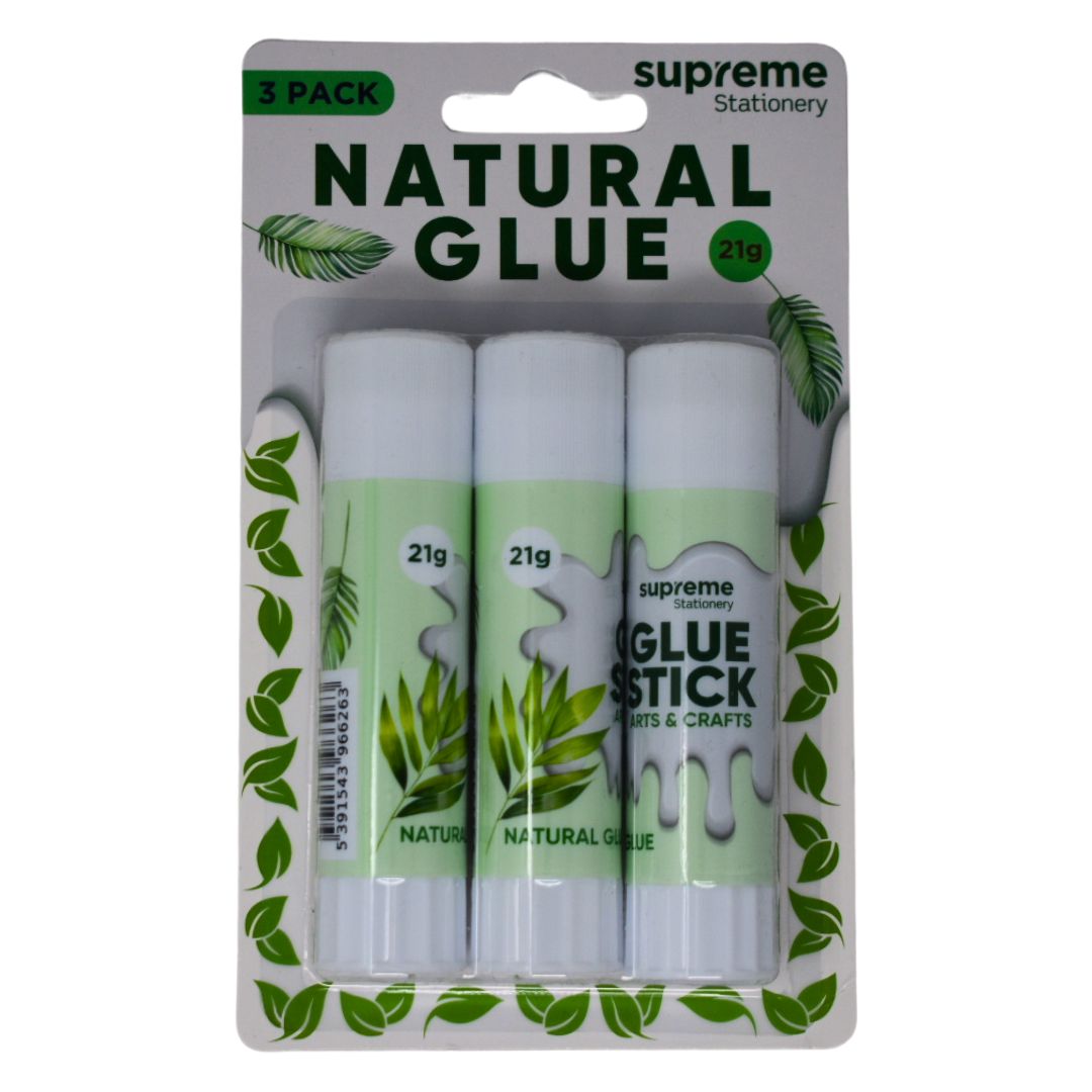 21G NATURAL GLUE STICK 3PC (GL-6256)