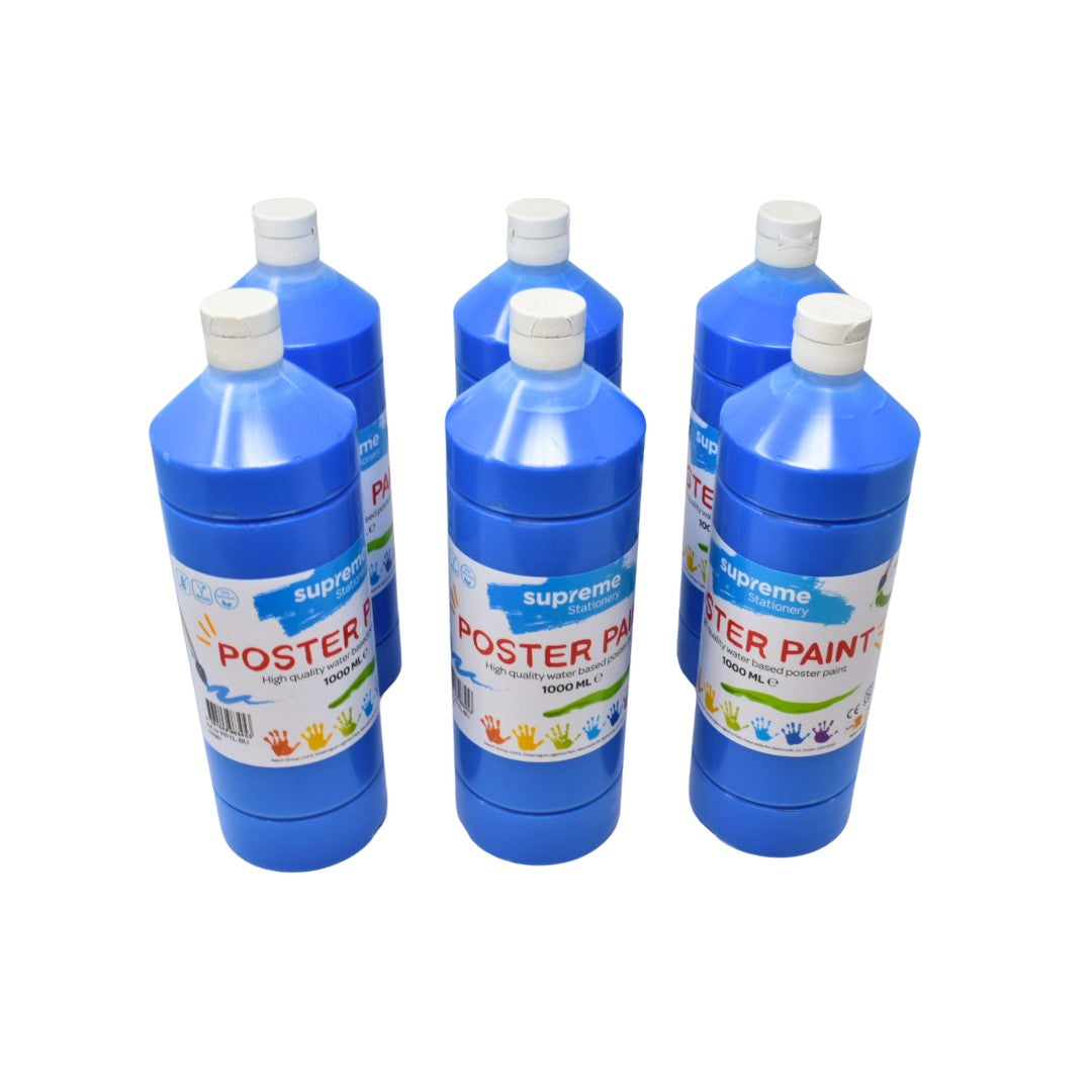SUPREME 1000ML POSTER PAINT BL (PP1L-BU)