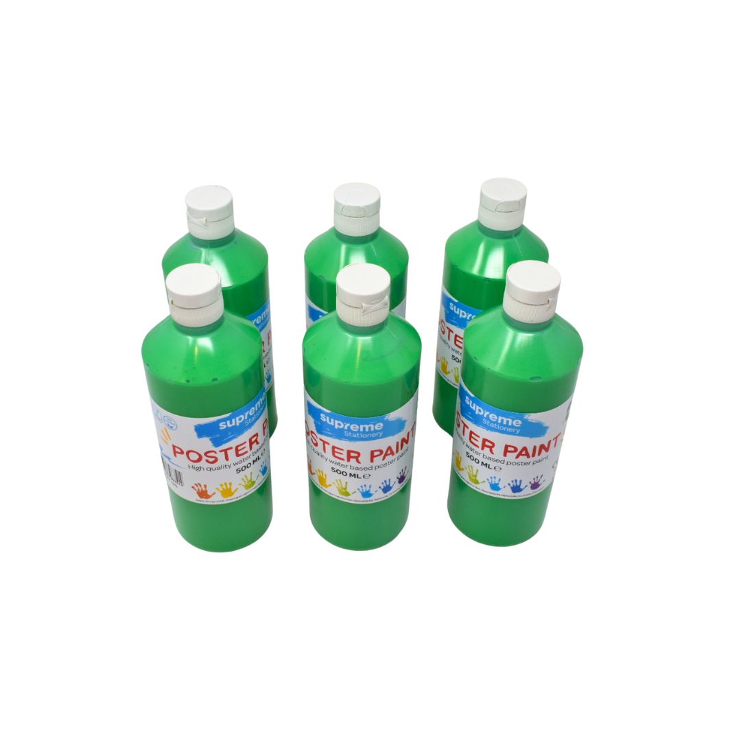 SUPREME 500ML POSTER PAINT GREEN (PP-GN)