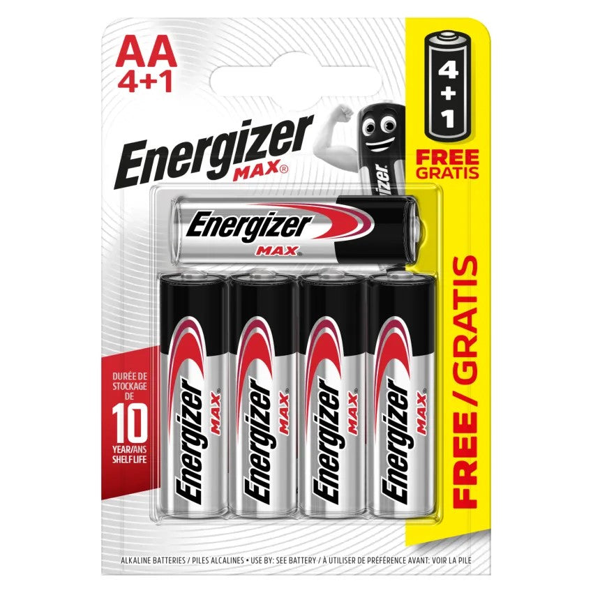 ENERGIZER MAX POWER AA 4+1 (ENERLR6B4+1)