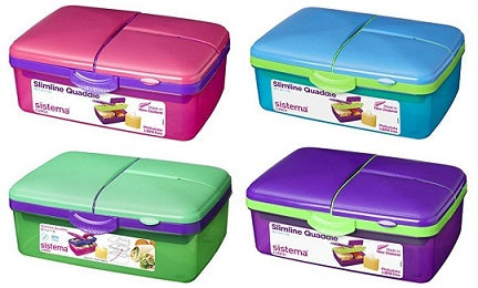 SISTEMA QUADDIE LUNCH BOX AST CL (3965)