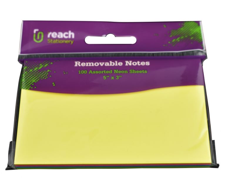 POST IT 5X3 100SHT NEON (SN-3036)