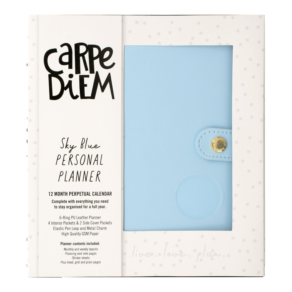 CARPE DIEM PERSONAL PLANNER BL (9165-CD)