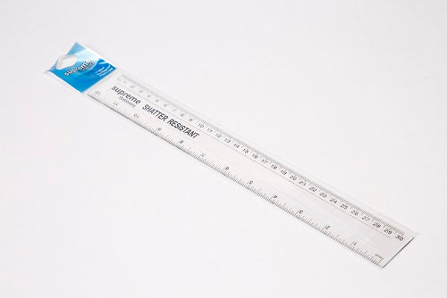 RULER SHATTER PROOF 12IN BAGGED (R-3739)