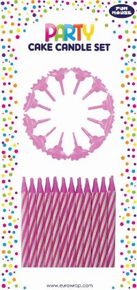 BIRTHDAY CANDLES GIRLS (12630-P-OBB)