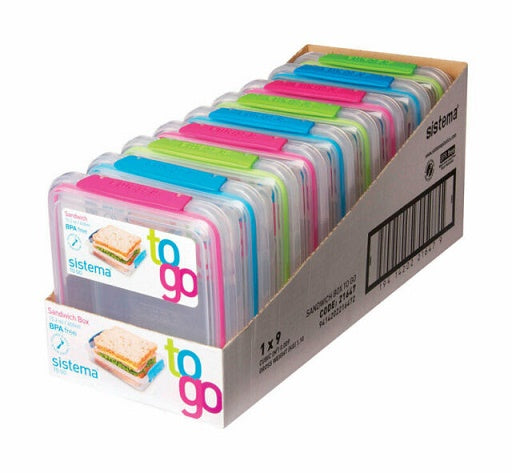 SISTEMA SANDWICH LUNCH BOX TO GO (21647)