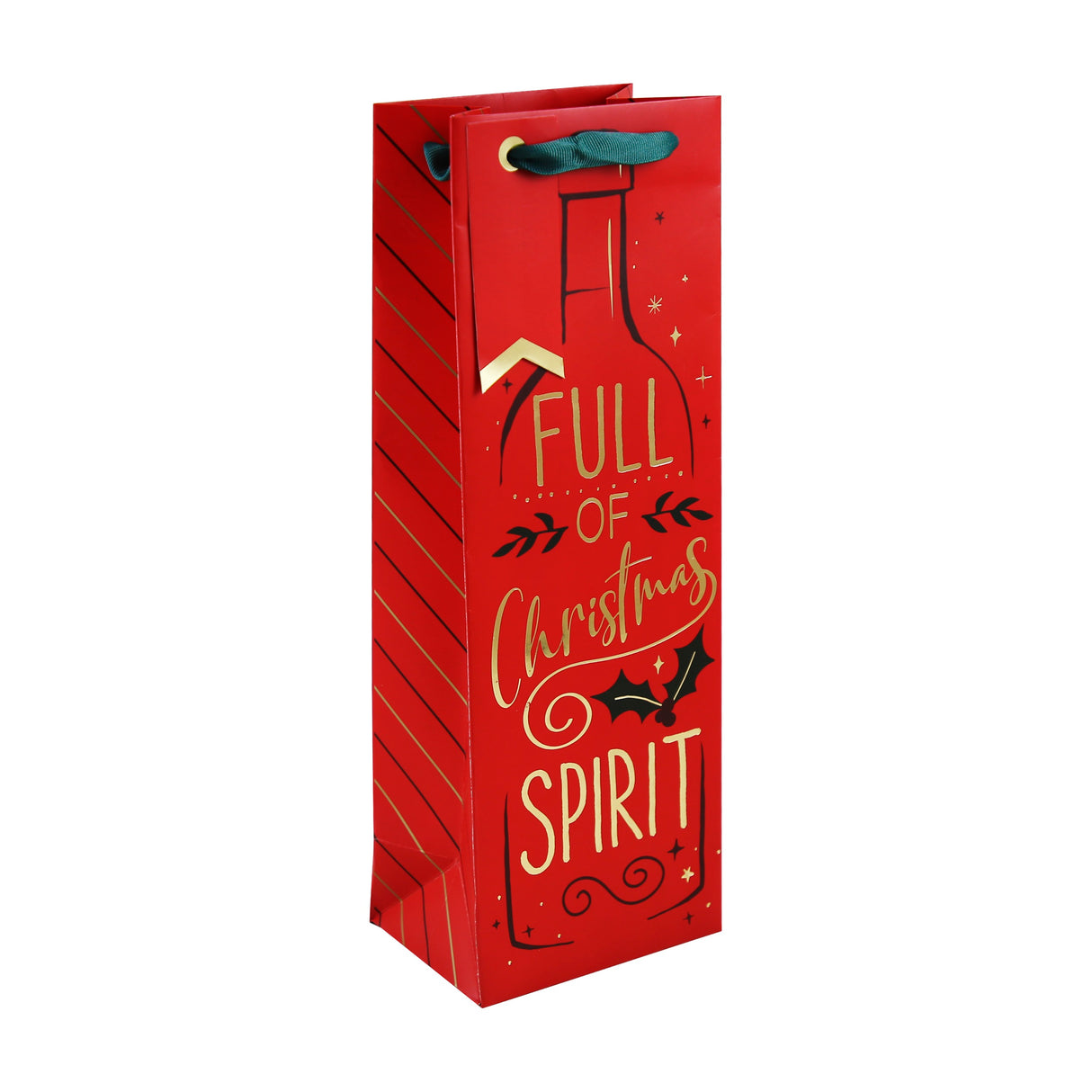 XMAS BOTTLE BAG XMS SPIRIT (X-34087-4C)
