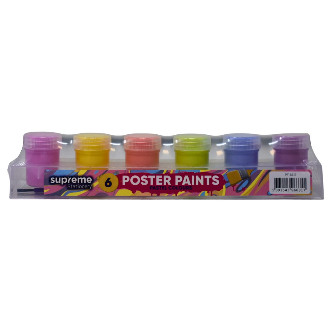 20G 6 COLOUR PASTEL PAINT (PT-6317)