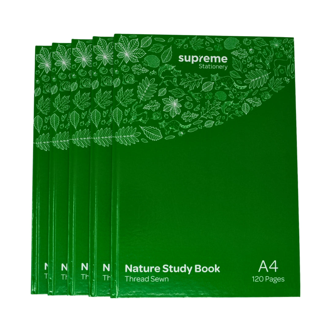 HARDBACK A4 NATURE STUDY 120PG (HB-0851)