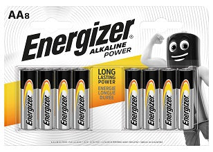 ENERGIZER ALK POWER AA BL8 (ENERLR6BALK)