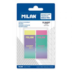 MILAN 320 SUN ERASERS 2PK CRD (BPM10452)