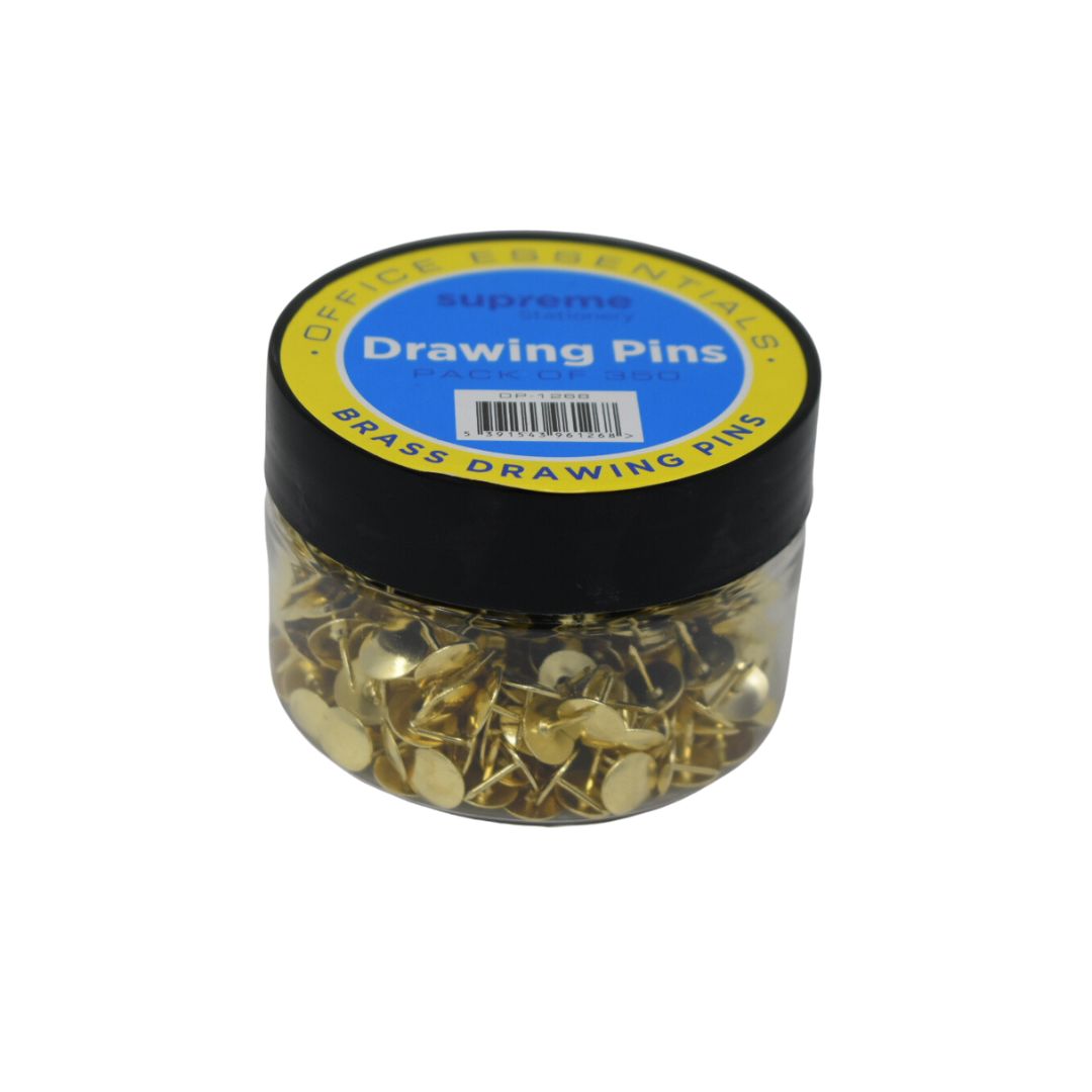 DRAWING PINS 9.5MM BRASS 300PC (DP-1268)