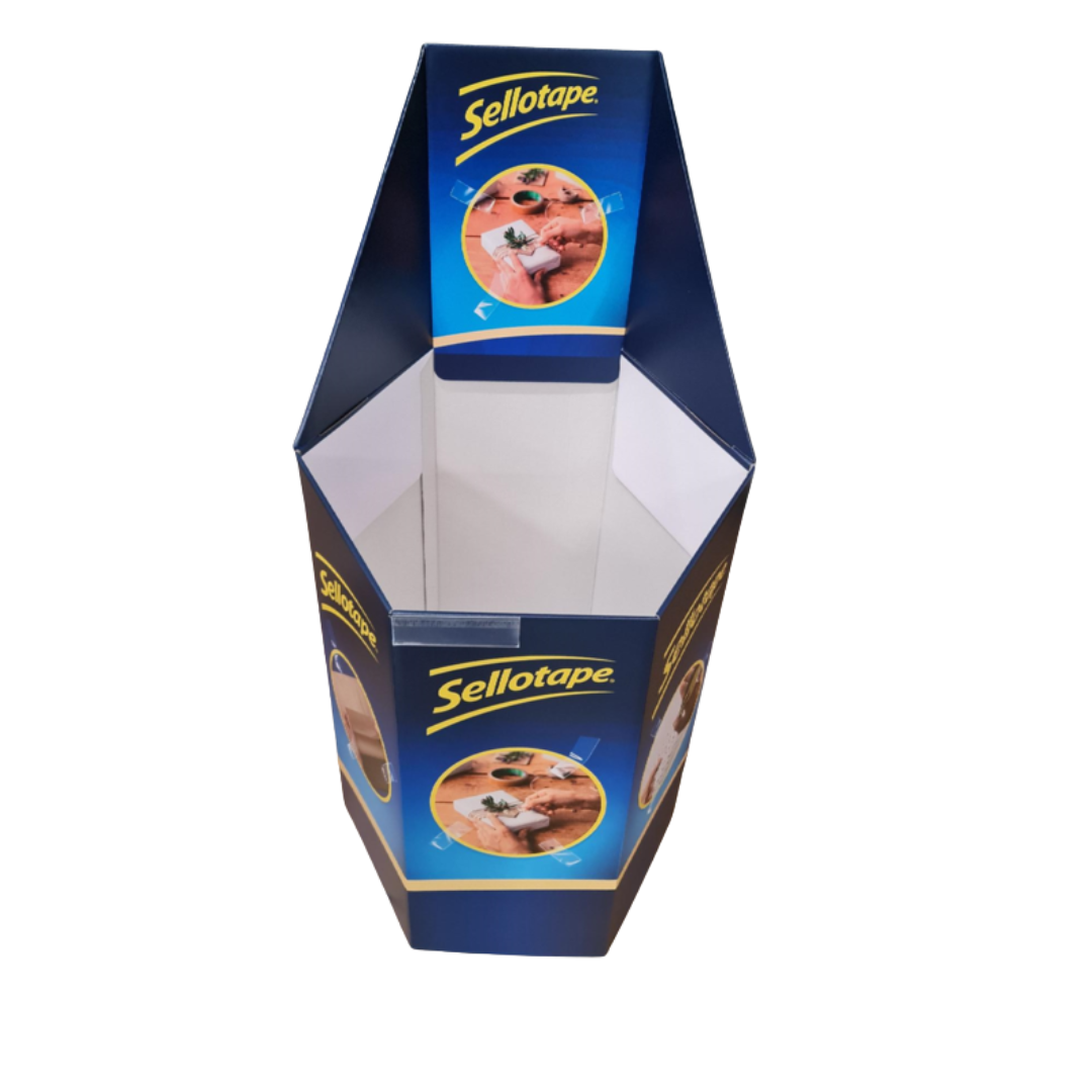 SELLOTAPE HEXEGONAL DUMP BIN