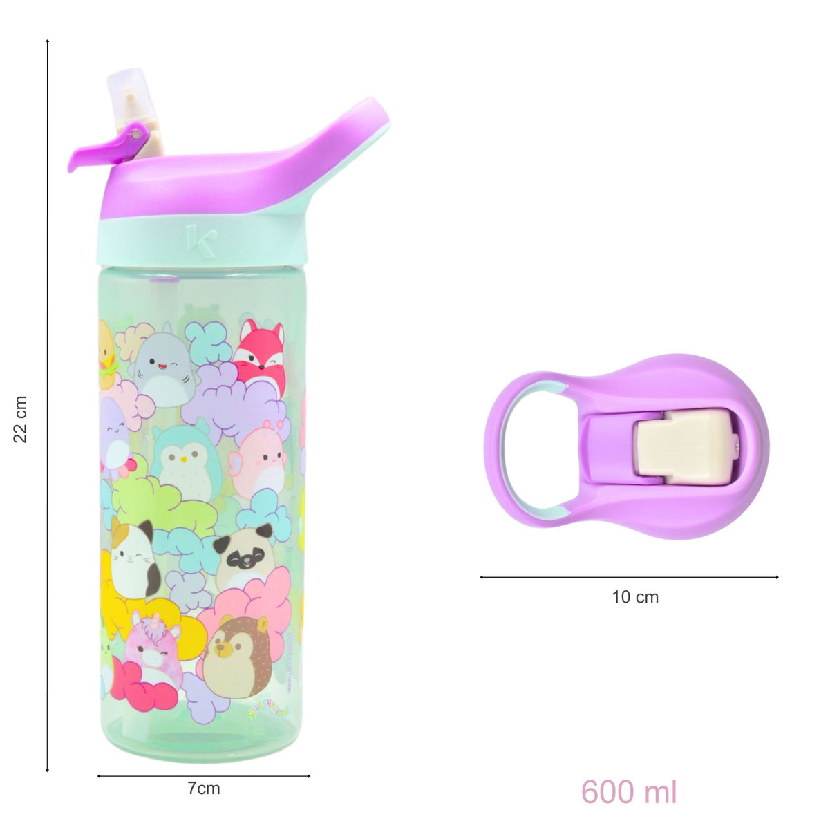 SQUISHMALLOW ATLANTIC BOTTLE (95321ARG)