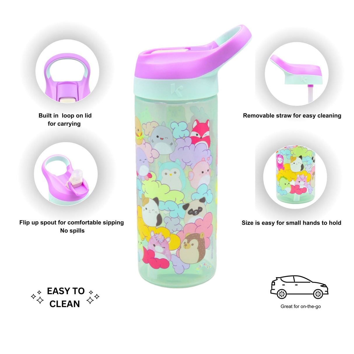 SQUISHMALLOW ATLANTIC BOTTLE (95321ARG)
