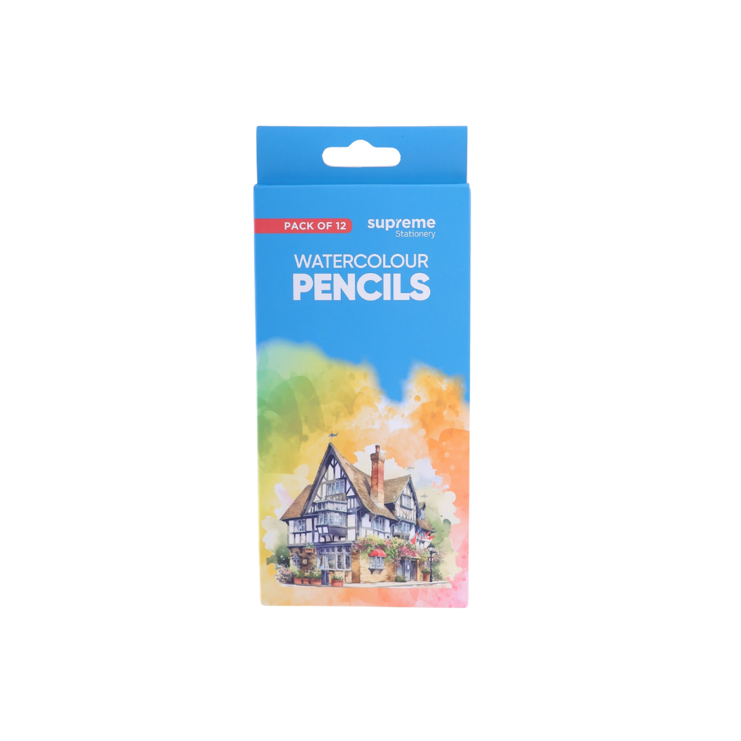 WATERCOLOUR COLOR PENCILS 12PC (MK-0970)