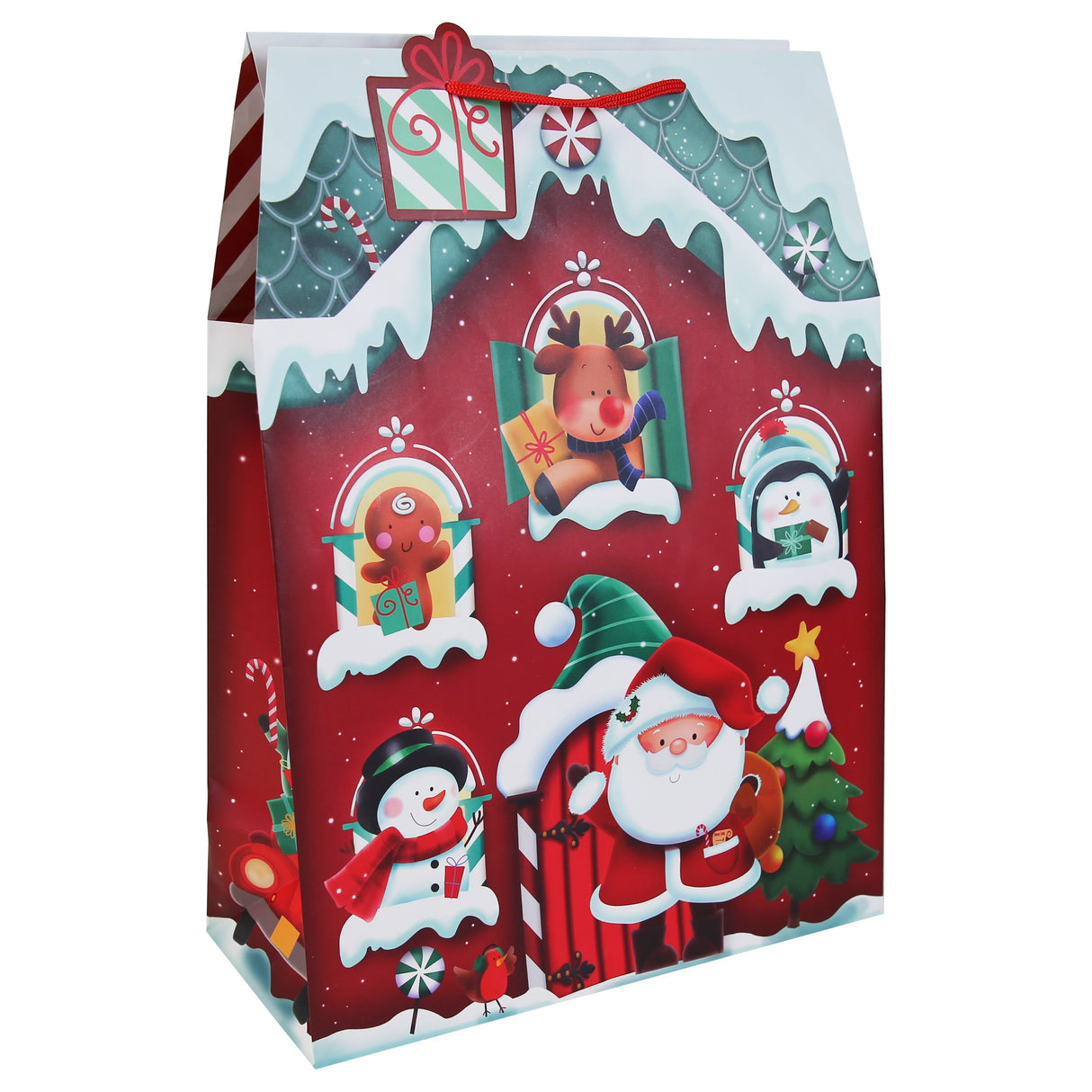 GIFTBAG SANTA'S GROTTO XL (X-36106-1WC)