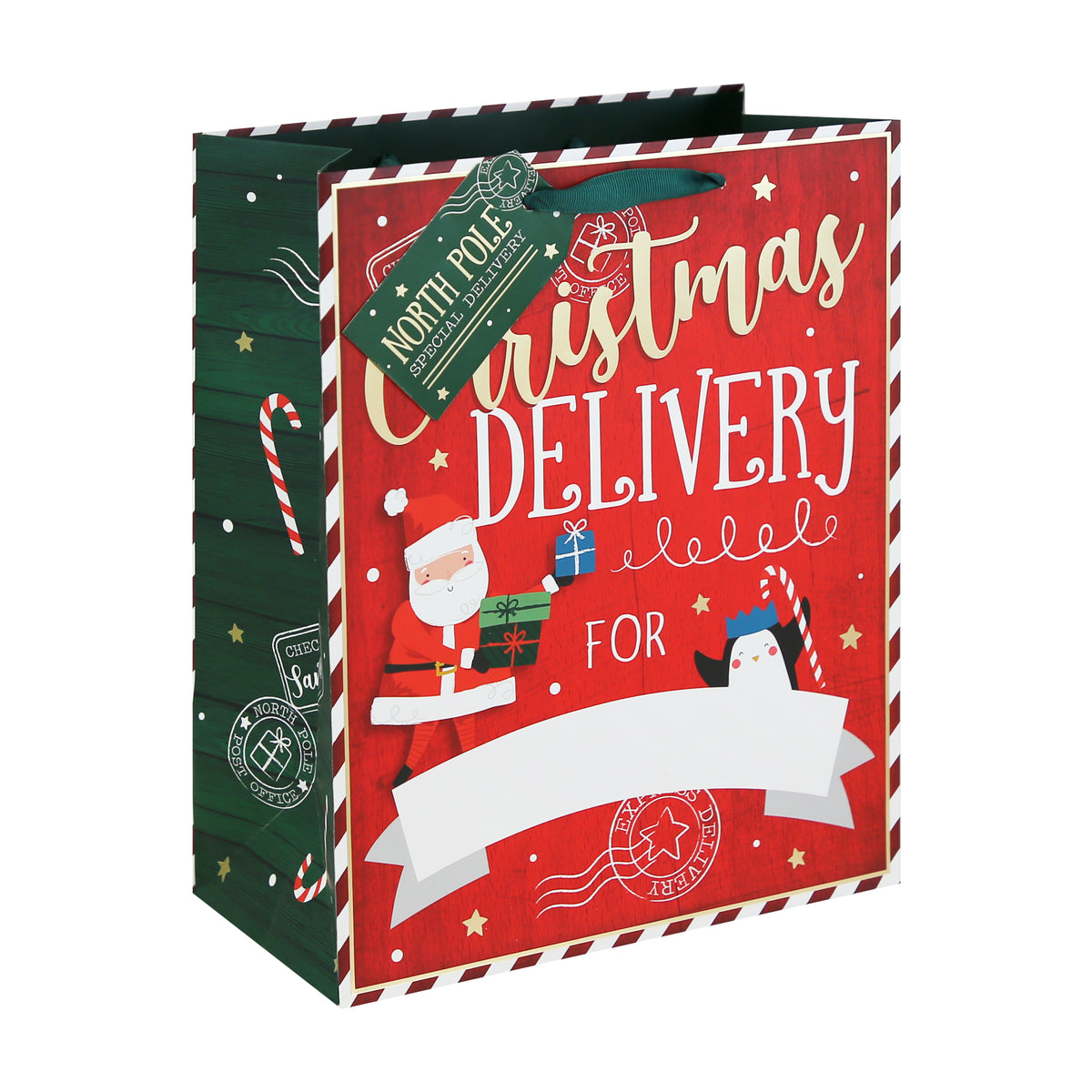 GIFTBAG XMAS DELIVERY LARGE (X-37394-2C)