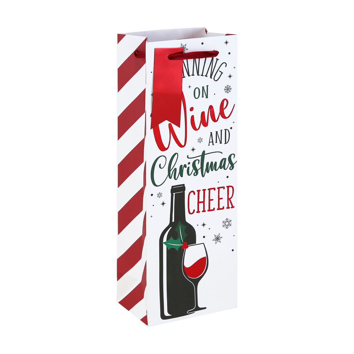XMAS BOTTLE WINE & CHEER (X-37511-4C)