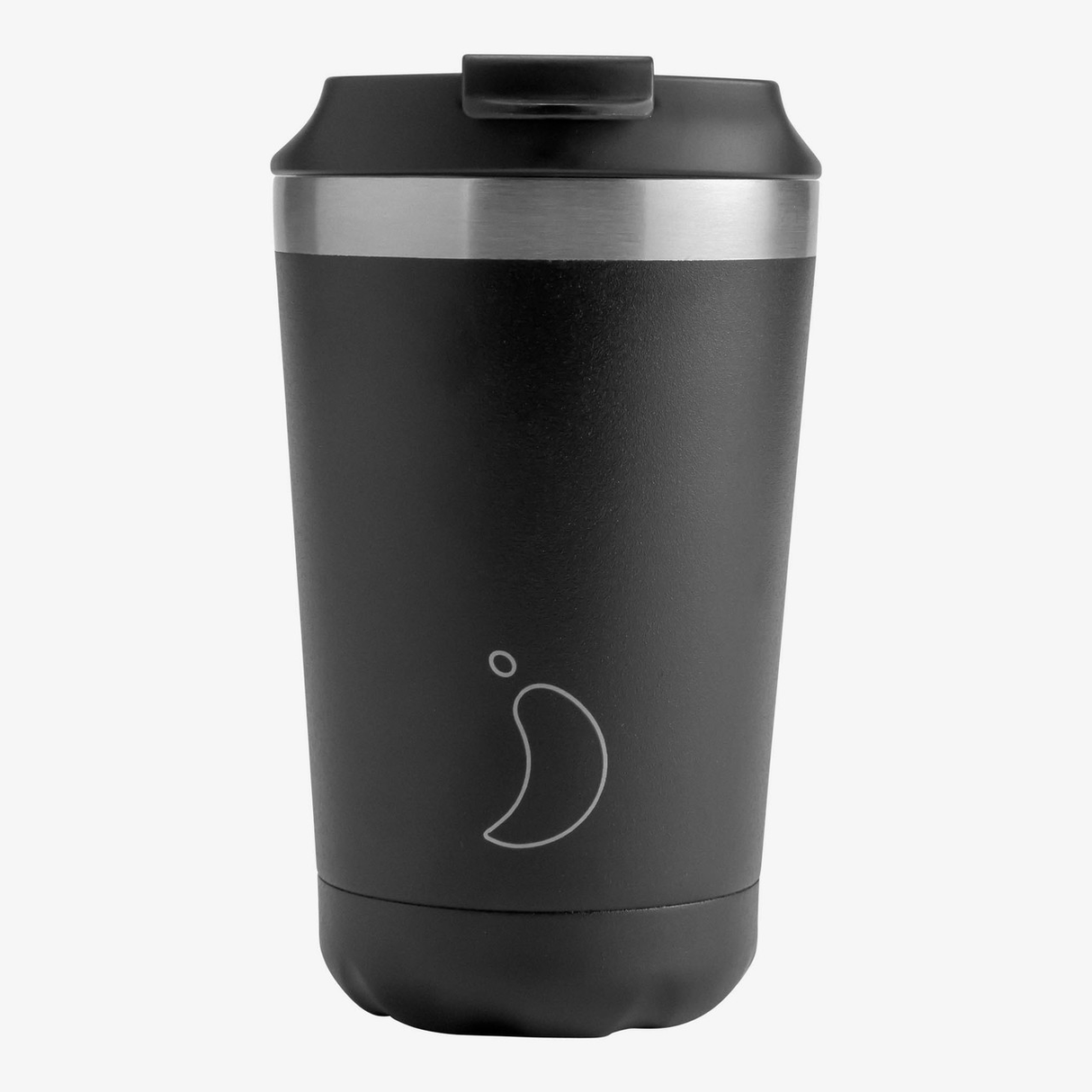 CHILLYS 340ML COFFEE CUP BLACK (MOBLK)