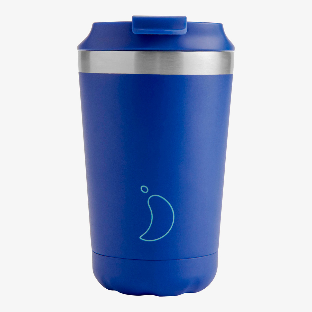 CHILLYS 340ML COFFEE CUP BLUE (MABLU)