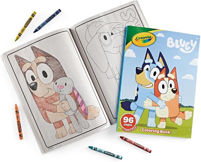 CRAYOLA BLUEY COL BOOK 96PG (C012228)