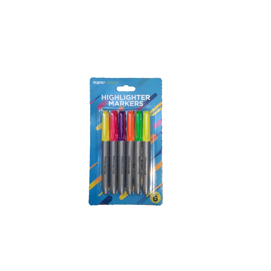 HIGHLIGHTER SLIM 6PK (HL6-5385)