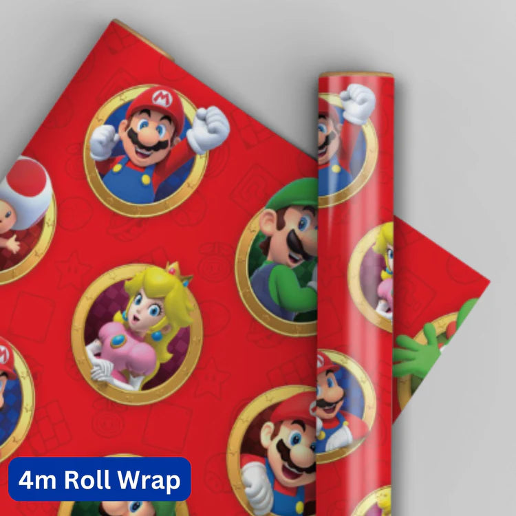 GIFTWRAP 4M LICENCED GAMING DESIGNS (B3)