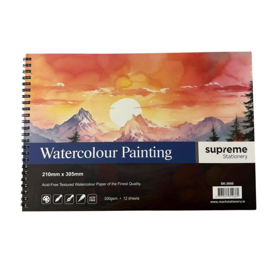 WATERCOLOUR PAD 12S A4 300GSM(SK-2660)