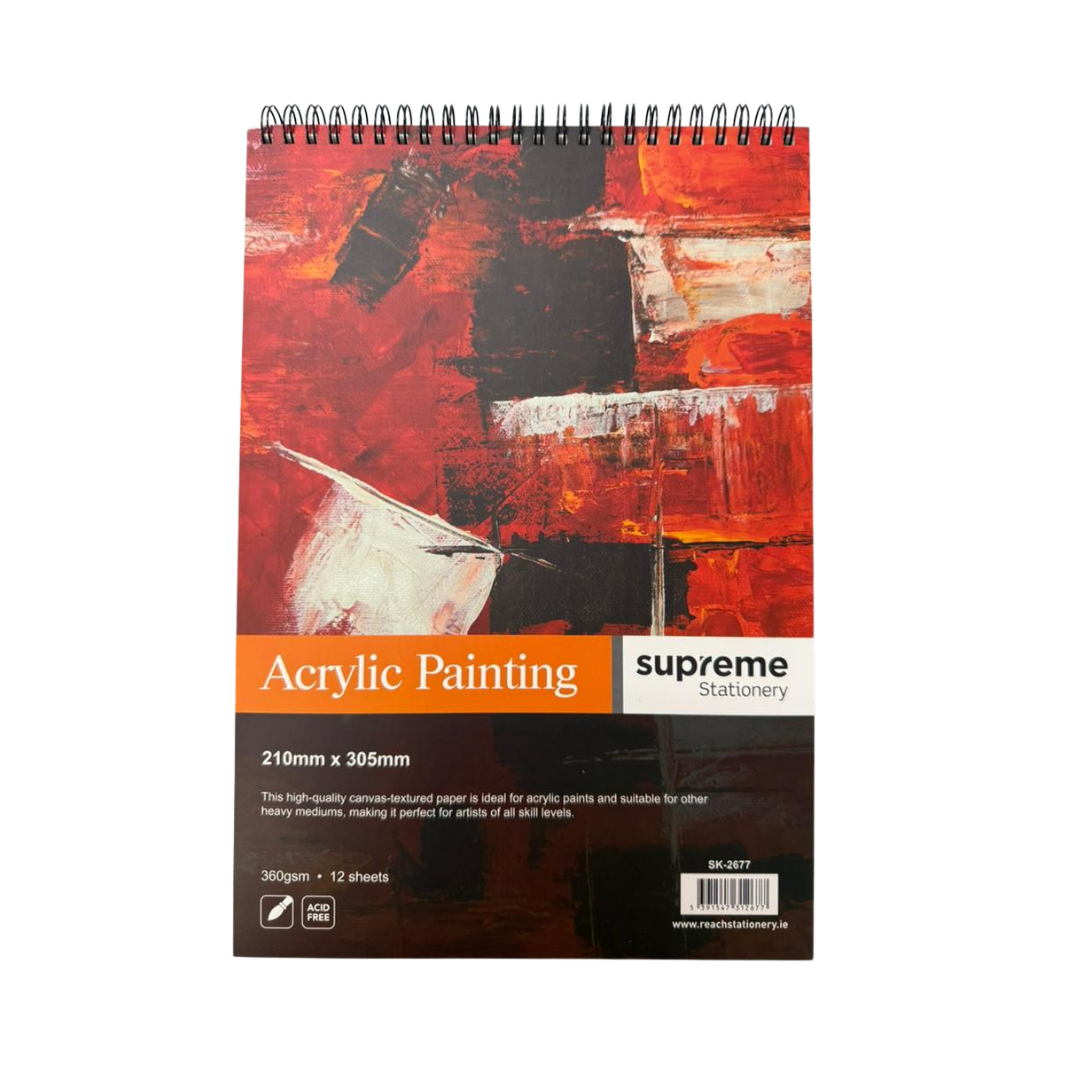 ACRYLIC ART PAD 12S A4 360GSM (SK-2677)