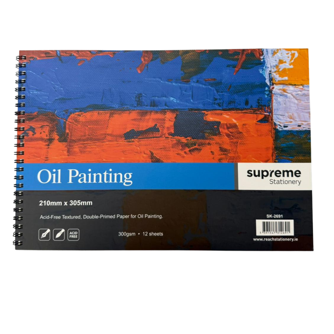 OIL PAINTING 12S PAD A4 300GSM (SK-2691)