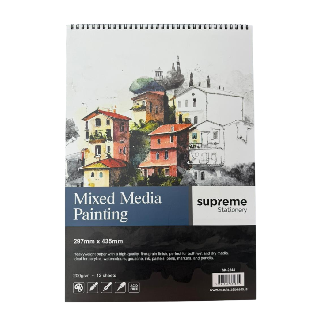 MIXED MEDIA 12S PAD A3 200GSM (SK-2844)