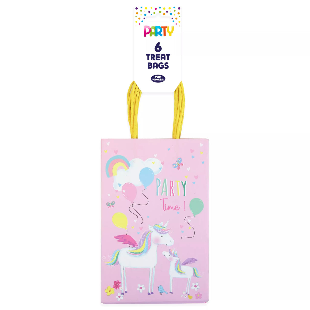 PARTY BAGS 6PK UNICORN (37220-UPBC)