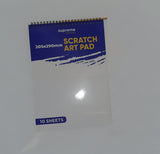 SCRATCH ART PAD A4 10 SHEET (SAP-1427)