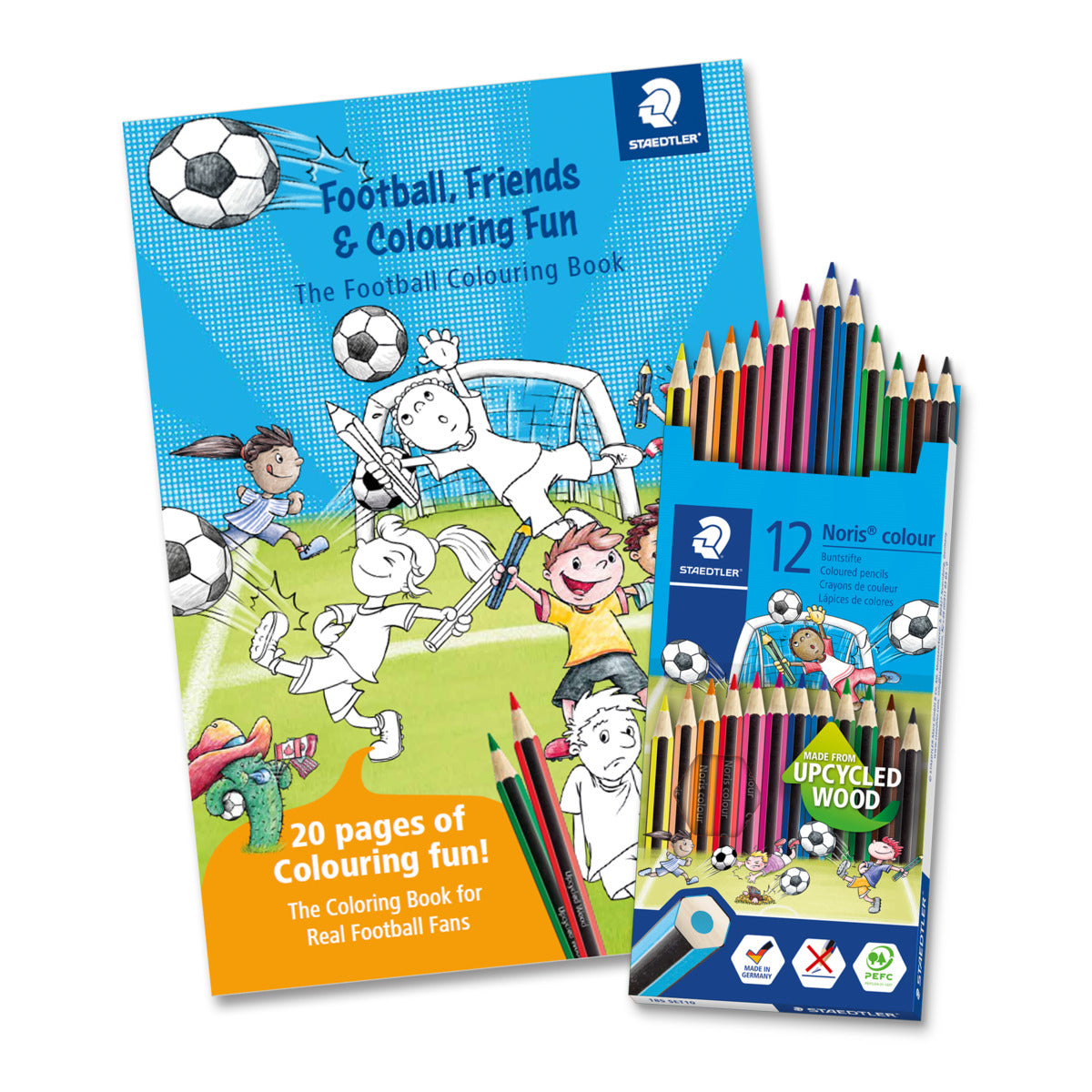 STAEDTLER COL BOOK+12 PENCIL (185 SET10)