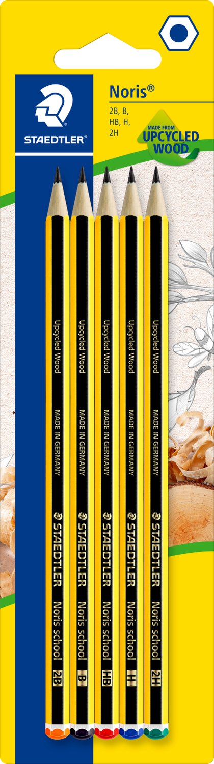 STAEDTLER ASST PENCIL 5PK (120-S-BK5D)