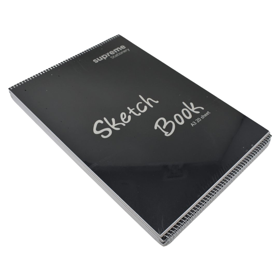 SKETCH PAD SPIRAL A3 135G 20S(SK-9571BK)