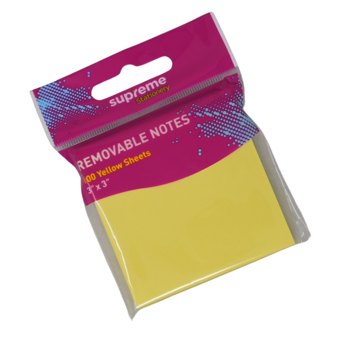 POST IT 3X3 100SHT YELLOW (SN-3043)