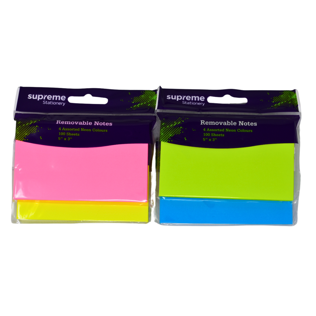 POST IT 5X3 ASST NEONS (SN-3050)