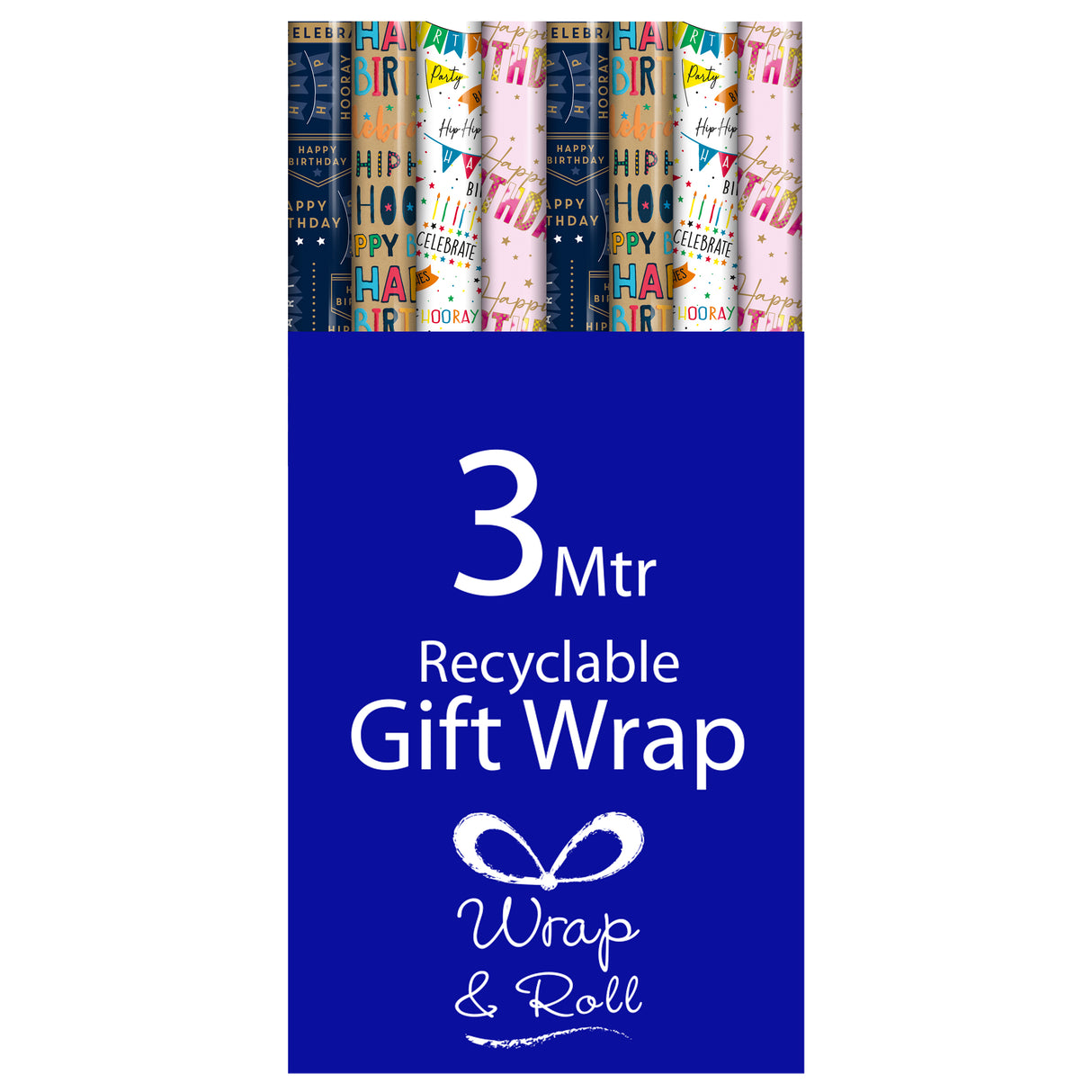 GIFTWRAP 2.5M BIRTHDAY CDU49 (32184-GWC)