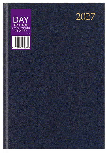 DIARY 2027 A4 PAGE A DAY APTS (27-TA41A)