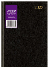 DIARY 2027 A5 WEEK TO VIEW AST (27-TA53)