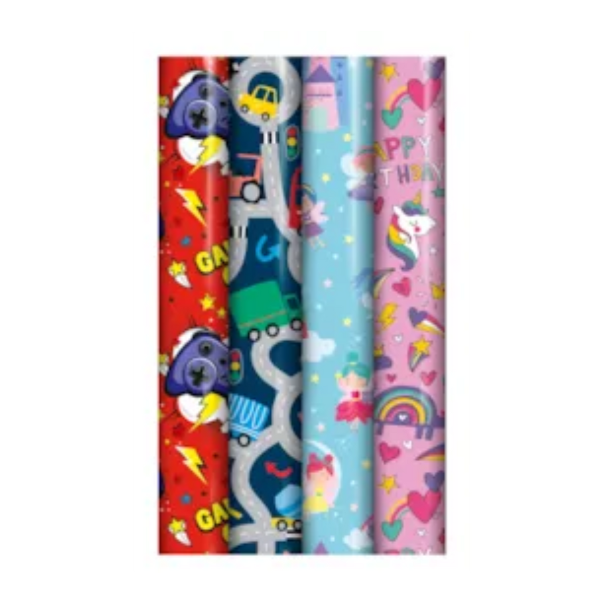 GIFTWRAP 2.5M KIDS AST CDU49 (32178-GWC)