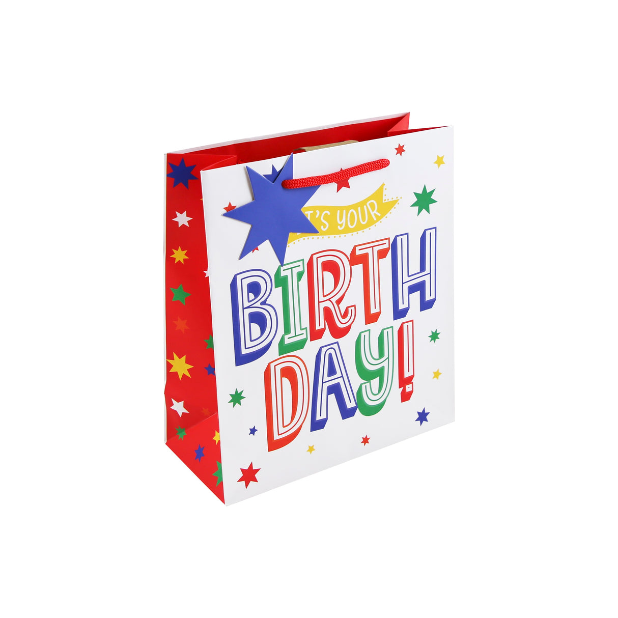 GIFT BAG HAPPY BIRTHDAY MED (35362-3C)